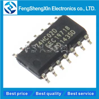 

100pcs/lot 100% New original 74HC02D 74HC02 HC02 SOP-14 Logic Chip IC NOT Gate CMOS