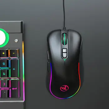 

RGB Gaming Mouse 7 Colors Wired Programmable Ergonomic 7 Buttons USB Mice For Laptop PC Computer