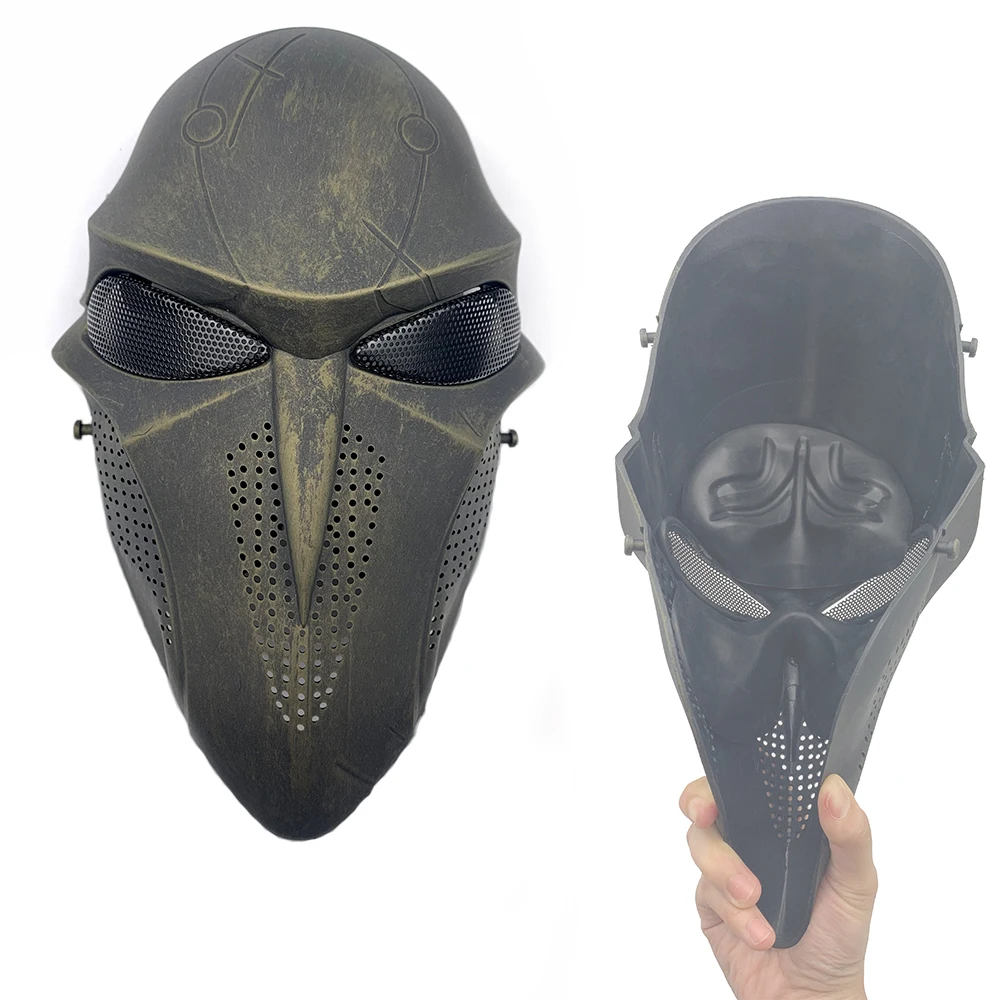 

Tactical Military Army Airsoft Masks Scary Death Skull Full Face ABS Mask Hunting Sniper CS Shooting Paintball Protection Mask