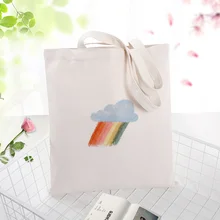 Сумка-тоут иллюстрация хозяйственная сумка текст канва для DIY Сумочка ежедневного использования пользовательский принт Логотип эко многоразовая утилизация