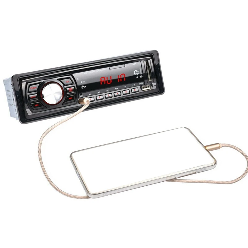 1 Din автомобильный радиоприемник автомобиля 12V карты плеер Mp3 плеер аудио Авто Радио Стерео Fm приемник Usb Дистанционное Управление