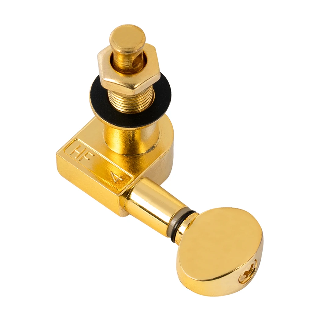 4Pc Uku Closed 2Right 2Left Tuning Pegs Machine Heads Keys for Ukulele Accs