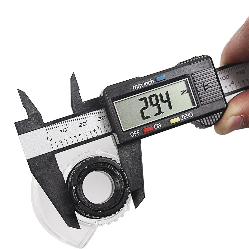 Règle Numérique LCD 150 Mm - Pied à Coulisse électronique En Fibre De Carbone, Super Précis Et Léger !