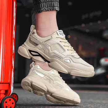 

Summer classic breathable lace up non-slip fashion trendy mens shoes mesh sports casual shoes Men Casual Shoes Zapatillas Hombre