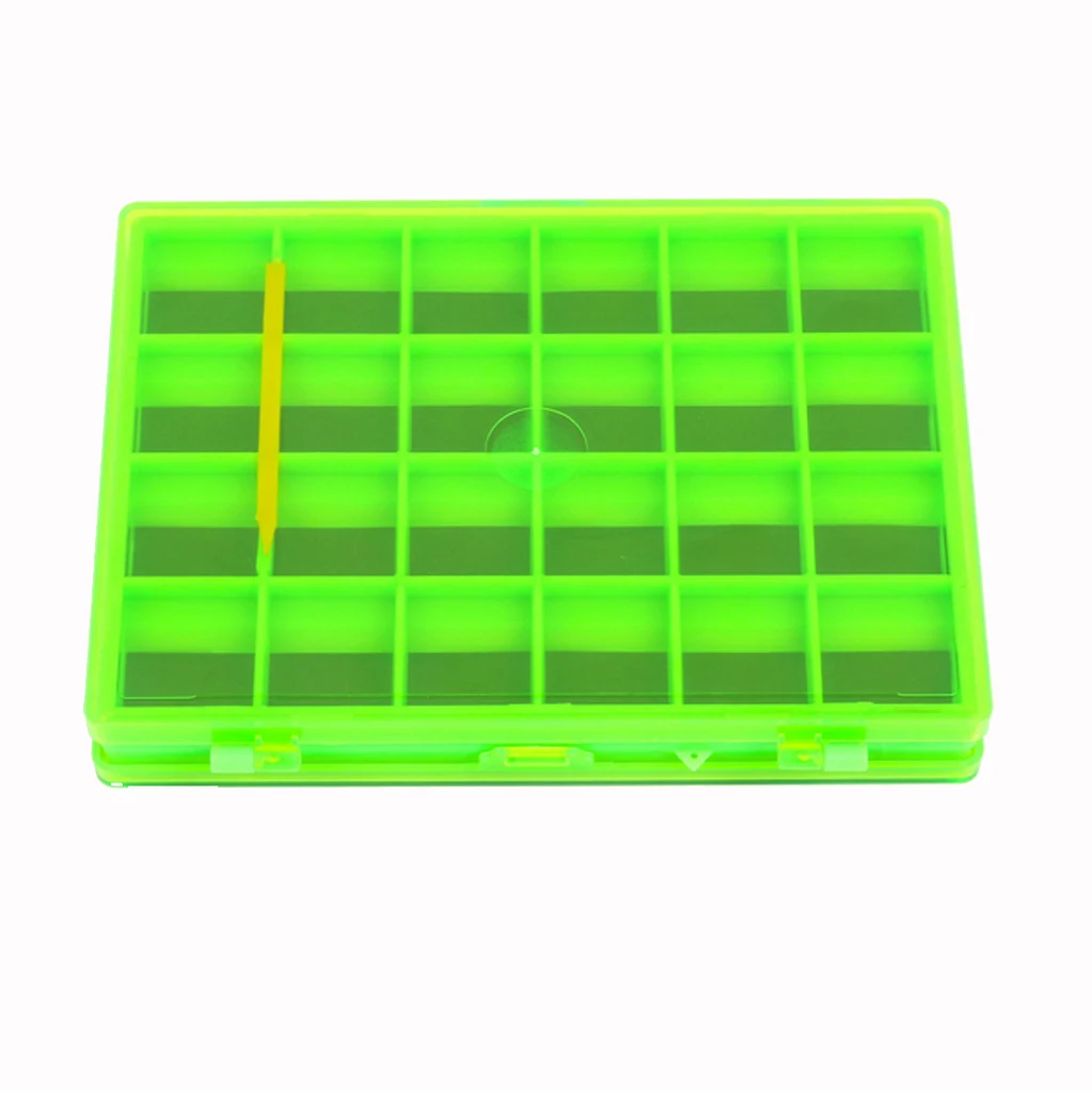 Double Side Magnetic Fly Fishing Box Hooks Storage Case with 44 Compartments Fishing Tackle Boxes