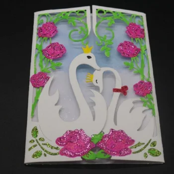 

Swan Metal Cutting Dies DIY Scrapbook Making Cards Album photo Stencil embossing paper craft diy handcraft stamping new arrival