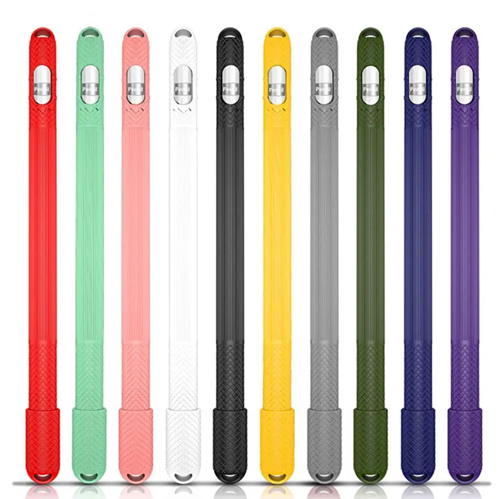 Non Slip Stylus Pen Case Soft Silicone Stylus Pen Case for iPad Pencil 1 Gen Protective Cases