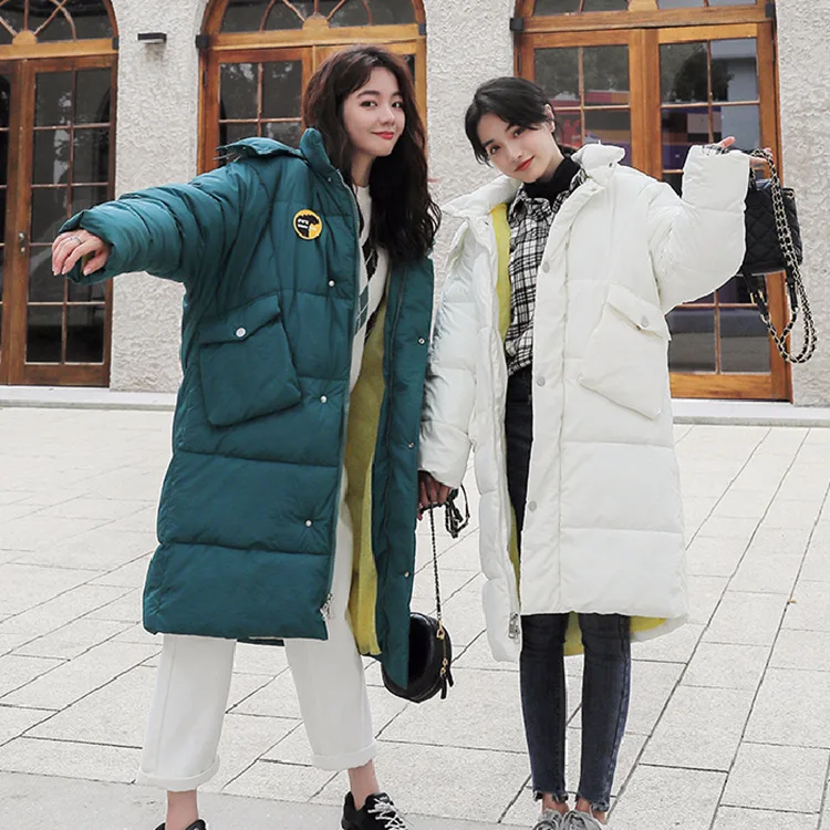 

South Korea Dongdaemun Cotton-padded Jacket Women's 2019 Winter New Style Korean-style Loose And Plus-sized Thick Mid-length Cot