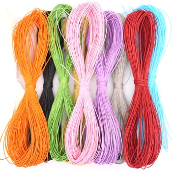 

Colorful Paper Twine,kraft Paper Rope for Gift Box Wrapping,Wedding/Xmas Decoration,Cookie/Cake/Gift/Kitchen Sweets 1mm 50M/lot