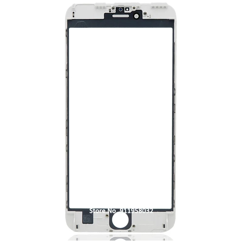 Outer Glass Screen For iPhone SE SE2 Front Touch Panel Repair Parts For iPhone SE Out Glass Cover Lens +Frame + OCA