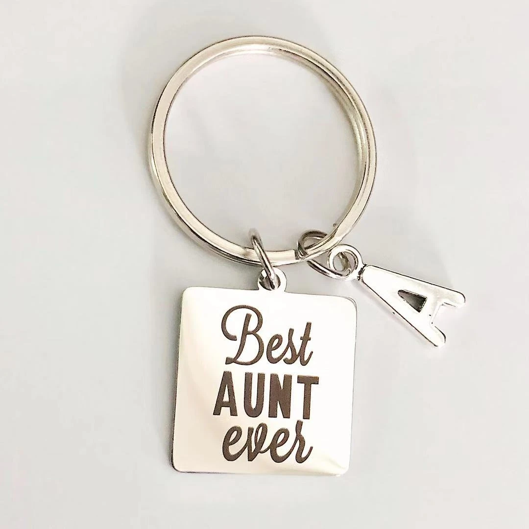 

Keychain Auntie Charm Key Ring