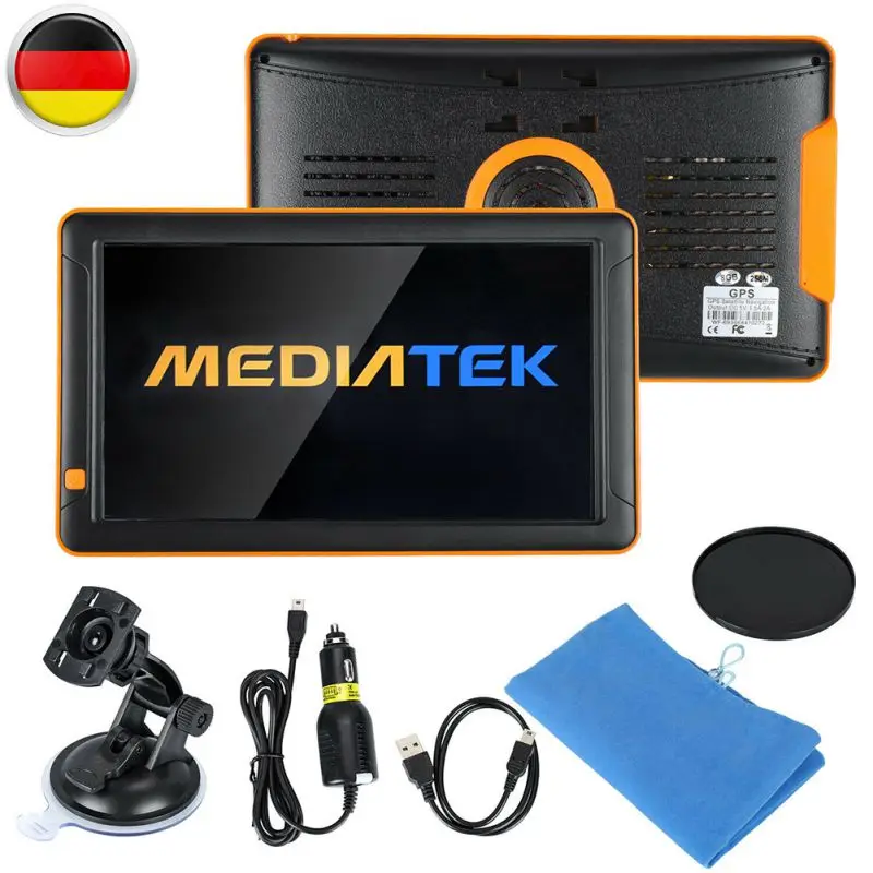 Suitable in Europe Map 9 Inch High Quality Multi function Touchscreen Truck Car Navigation Device Europe Map