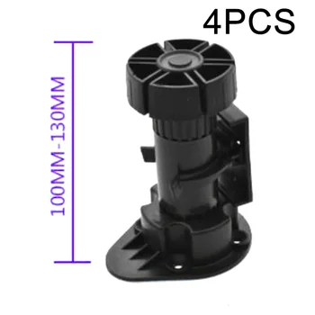 

PP 4pcs Cabinet Adjustable Foot Leveler Kitchen Bathroom Holder Mounting Screw