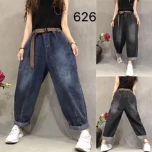 Оригинальные Guo Feng Art Осенние новые ковбойские брюки из Харлана женские Джокер модные джинсы для отдыха