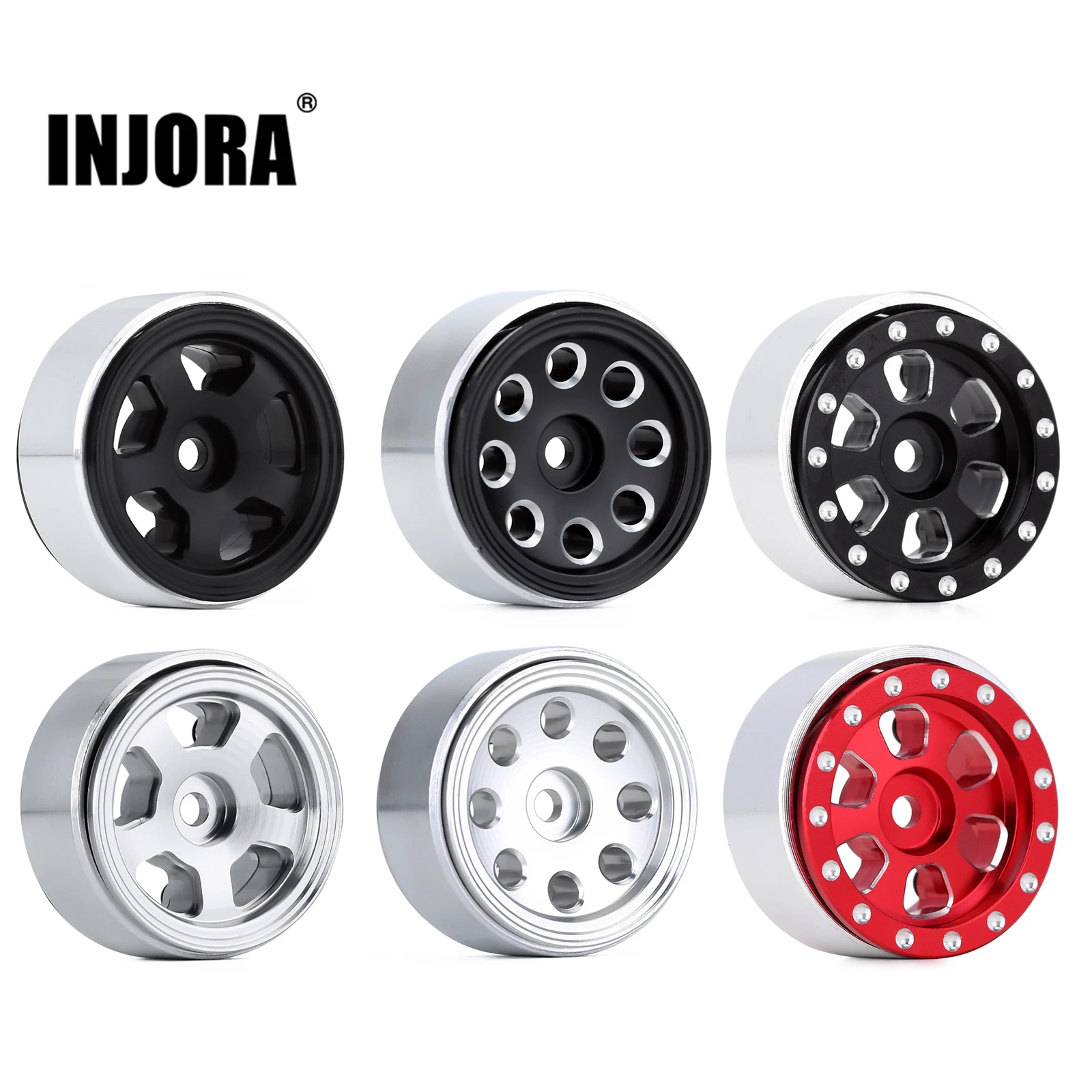 INJORA RC Skid Plate per 1//24 RC Crawler Axial SCX24 AXI90081 Aggiornamenti Parti Accessori(Nero)