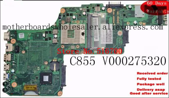 Сменная материнская плата для ноутбука Toshiba Satellite C855 C850 L850 s989 V000275320 | Компьютеры и