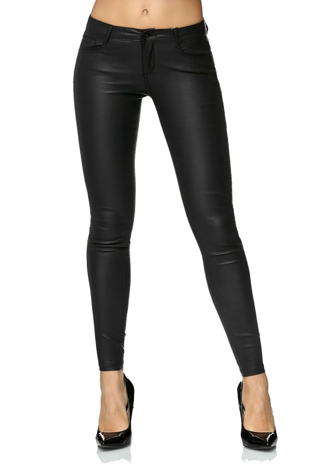 ZOGAA женские брюки из искусственной кожи, обтягивающие сексуальные брюки, осень,, одноцветные брюки-карандаш, женские брюки, байкерские кожаные брюки