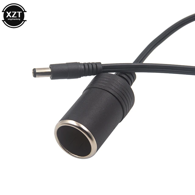 12V 24V Auto Auto Zigaretten anzünder Buchse Basis zu DC 5,5x2,1mm Stecker  Kabel für Auto ladegerät Auto Auto Interieur Zubehör - AliExpress