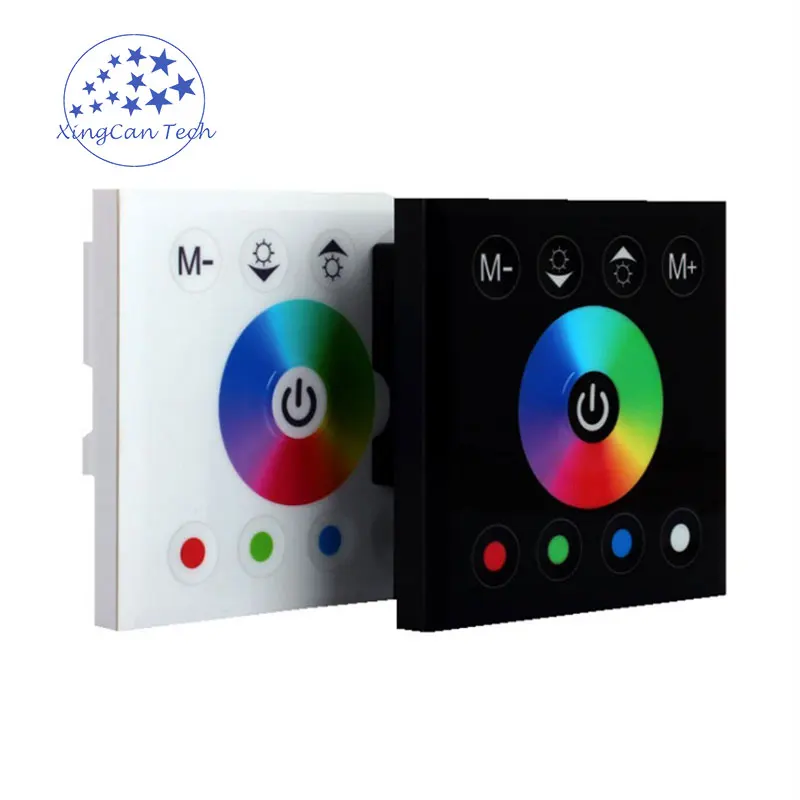 

LED Dimmer Touch Control Panel RGBW Controller RGB Strip Controller DC12V To DC24V Available For Dimmable Led Bulb And Spotlight