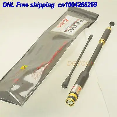 

DHL 10pcs Antenna PRYME high gain telescopic BNC-M VHF UHF dual band handheld 2-way radio antenna 22-a