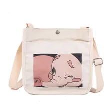 Модная сумка на одно плечо для женщин стиль и растительный рюкзак из холщовой ткани с принтом Женская Серия MORI Универсальная сумка на плечо S