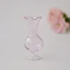 1/12 Pink Candlestick Vase Dollhouse Miniature Accessories Mini Bottle Glass Set Simulation Model Toy for Doll House Decoration 4