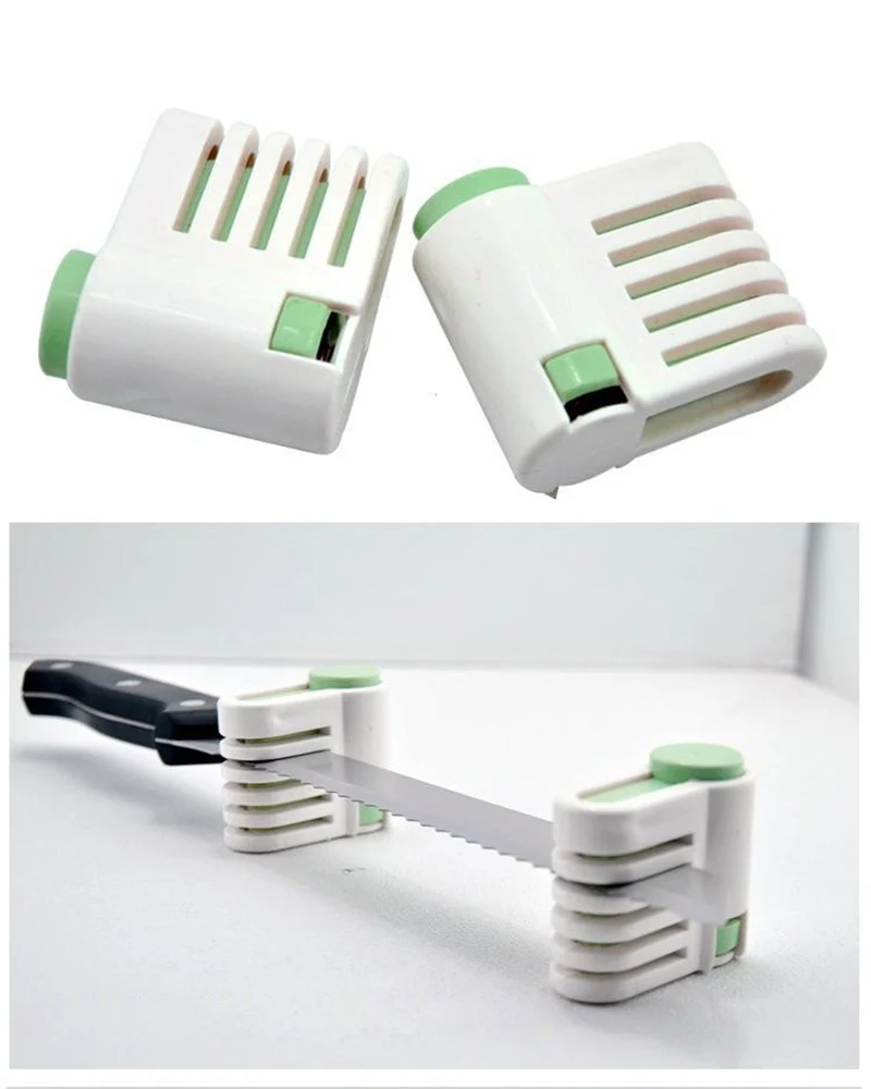2pcs/pack Leveler Slicer Cutting Fixator for Kitchen Tools 5 Layers Adjustable DIY Cake Bread Cake Cutter