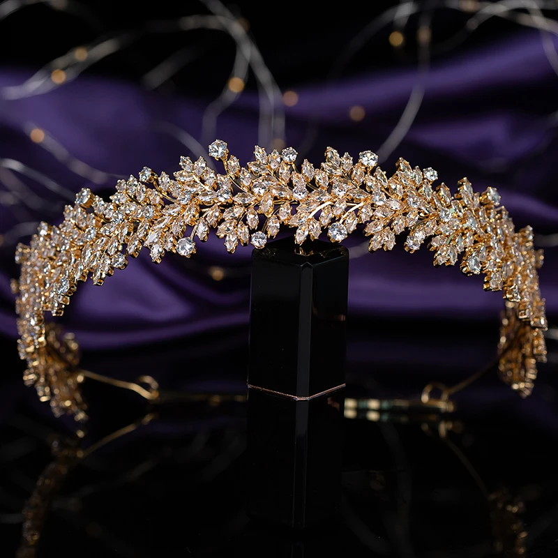 Diademi E Corona Di Cerimonia Nuziale Squisito Accessori Per Capelli Elegante Fascia Incandescente Gioielli Della Corona Bc5832 Corona Princesa