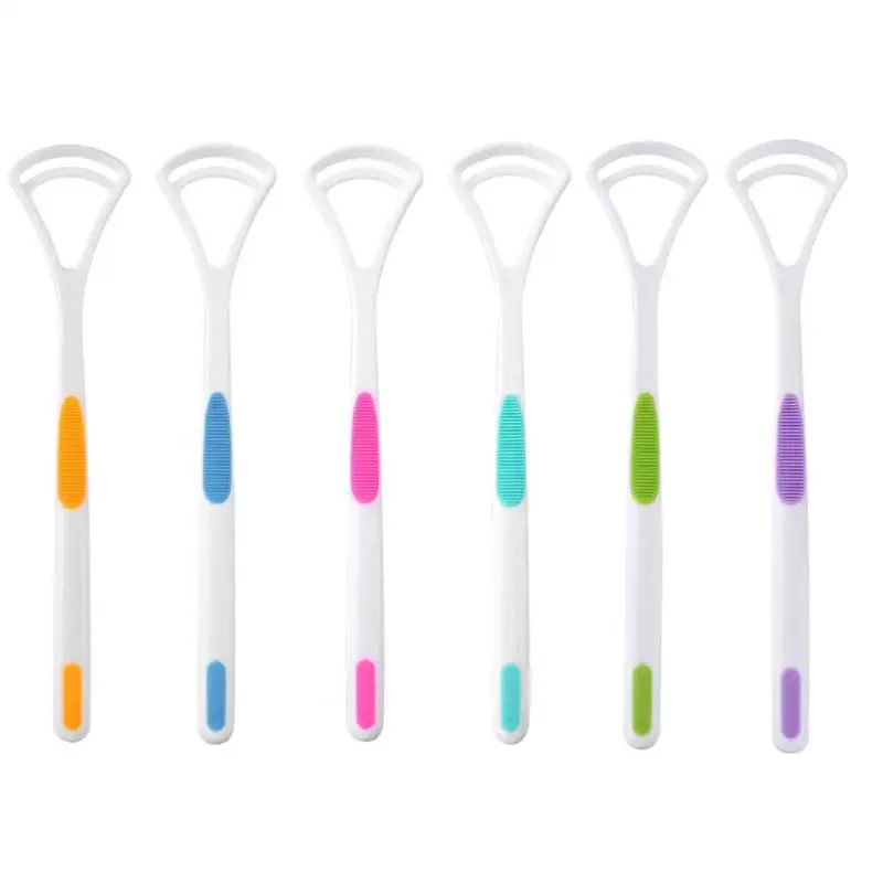 

1PC Tongue Brush Tongue Scraper Cleaner Dental Brush Oral Care Toothbrush Tongue Cleaning Tool Fresh Breath remove coating