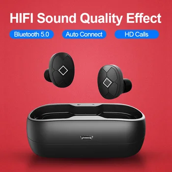

Tws Wireless Headphones Hifi Sound Bluetooth 5.0 Earphone Long Standby Automatic Startup Wireless Headset 300Mah Charging Box