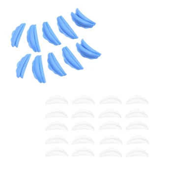 

20 Pairs Eyelash Lift Silicone Pads Set Eye Lash Extension Lift Perming Kit Tool Curl Shields Pads