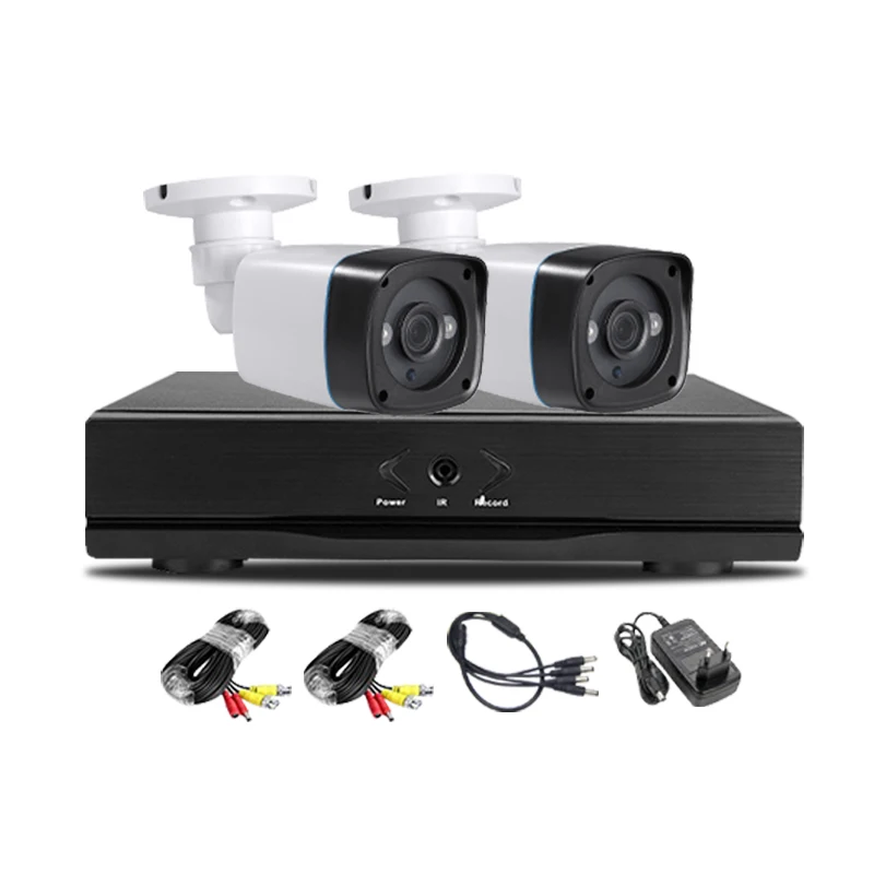 4CH 5MP цифровой видеорегистратор, система cctv с 2CH 2 шт. 5MP IR Наружные камеры безопасности HDMI CCTV DVR 5MP системы видеонаблюдения