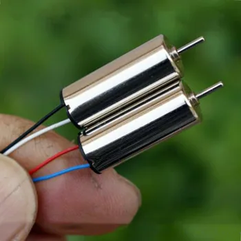 

2PCS Mini 820 Coreless Motor DC3V 3.7V High Speed NdFeB Large Torque Small Tiny Hollow Cup CW CCW RC Airplane Drone Quadcopter