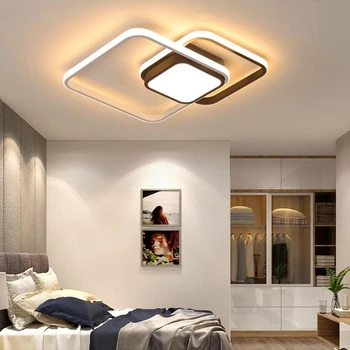

Modern design Square ceiling light led lights for living room bedroom acrylic surface mounted Led ceiling lamp remote control