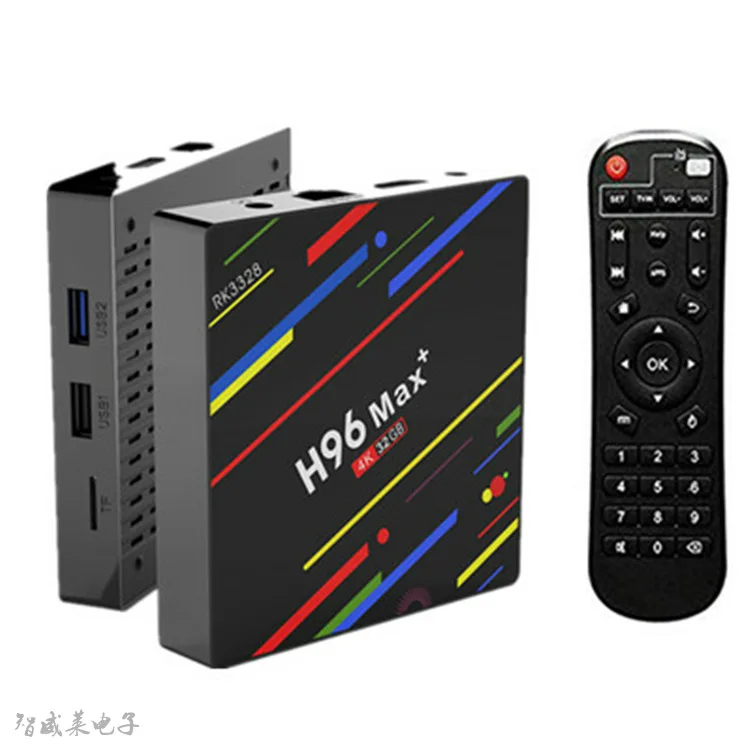 4K медиаплеер H96 MAX RK3328 Смарт ТВ-устройство Android 10 телеприставка 4G 64 ГБ 4 Гб 32 9 0 Youtube |
