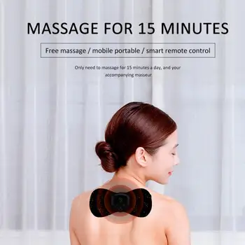 

Electric Shoulder Neck Massage Pad Cervical Vertebra Waist Arm Leg Massager Mini Neck Massager Portable Mini Cervical Massager