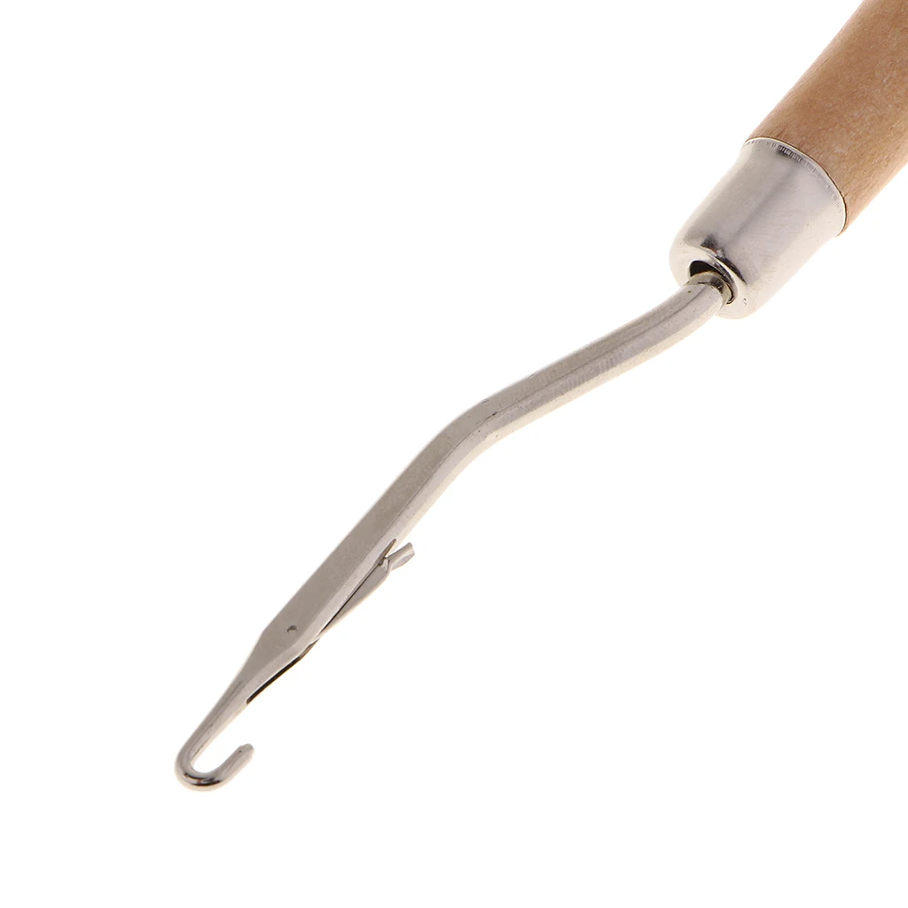 2x 50x50cm Bent Latch Hook Crochet Needle Tool DIY Cushion Carpet Blankets