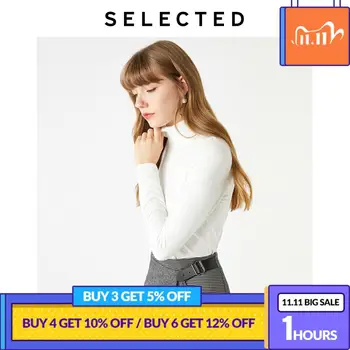 

SELECTED Women Modal Turtleneck Stretch Knitted Elastic Sweater SIG|419402501