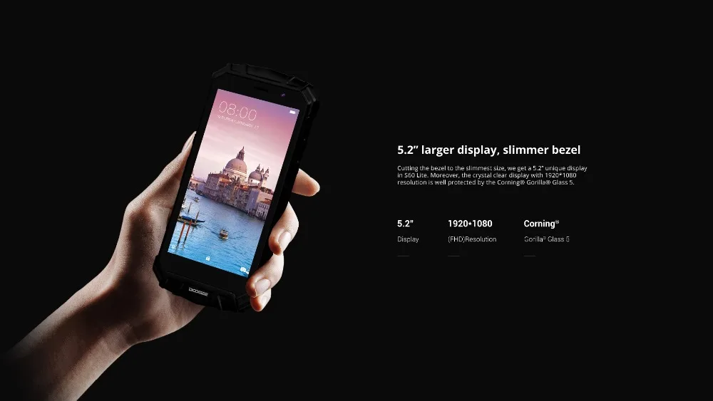 Doogee S60 Lite IP68 4G смартфон Android 7,0 NFC Беспроводная зарядка вода/пыленепроницаемый 5580 мАч 5," 4 Гб+ 32 ГБ Touch ID мобильный телефон