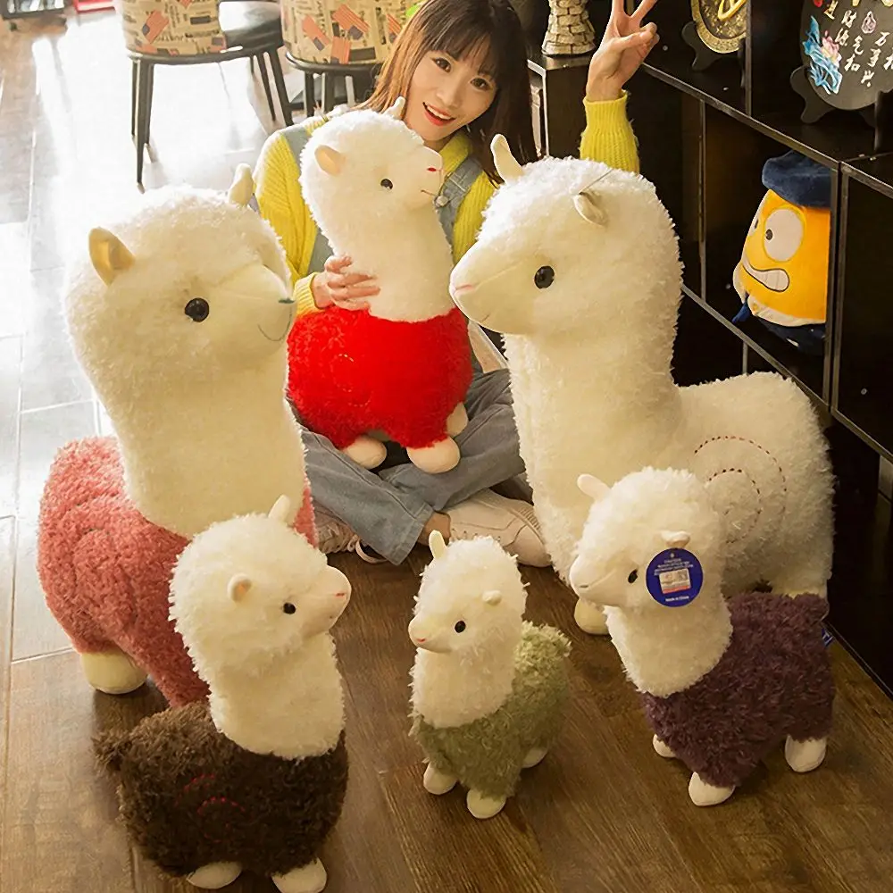 Милая плюшевая игрушка Llama из альпаки плюшевые куклы с животными мягкие овечки