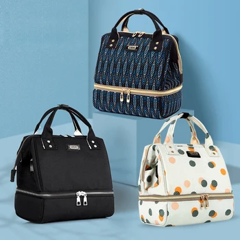 

Mummy Bag Baby Diaper Bag Maternity Small Travel Bag Baby Nappy Changing Backpack Women Insulated Lunch Bag Stroller Organizer