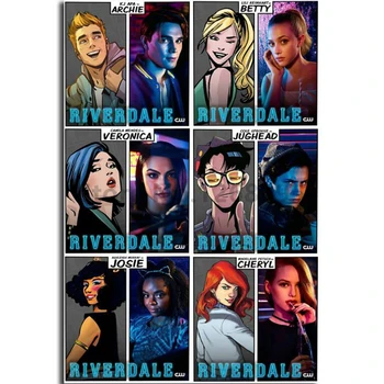 

5D diamond embroidery Diy diamond painting Riverdale cartoon character picture cross stitch set decoration home WG1284