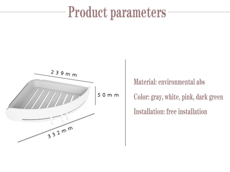 Угловая полка для ванной, органайзер, настенный держатель для шампуня, полка для душа, кухонная полка для ванной