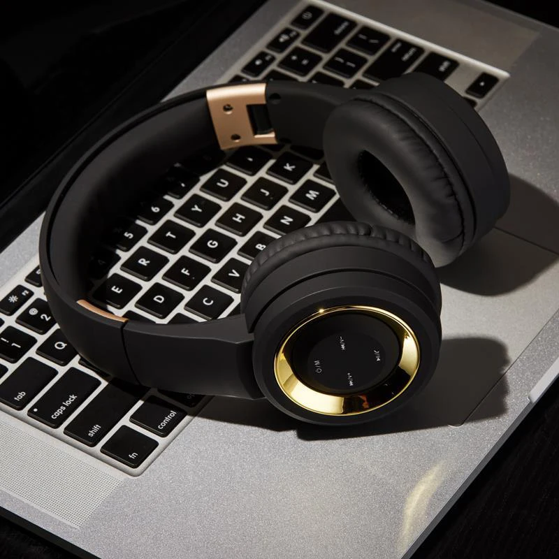 Wireless Bluetooth Headset Head mounted Folding Noise Cancelling Over Ear UY8