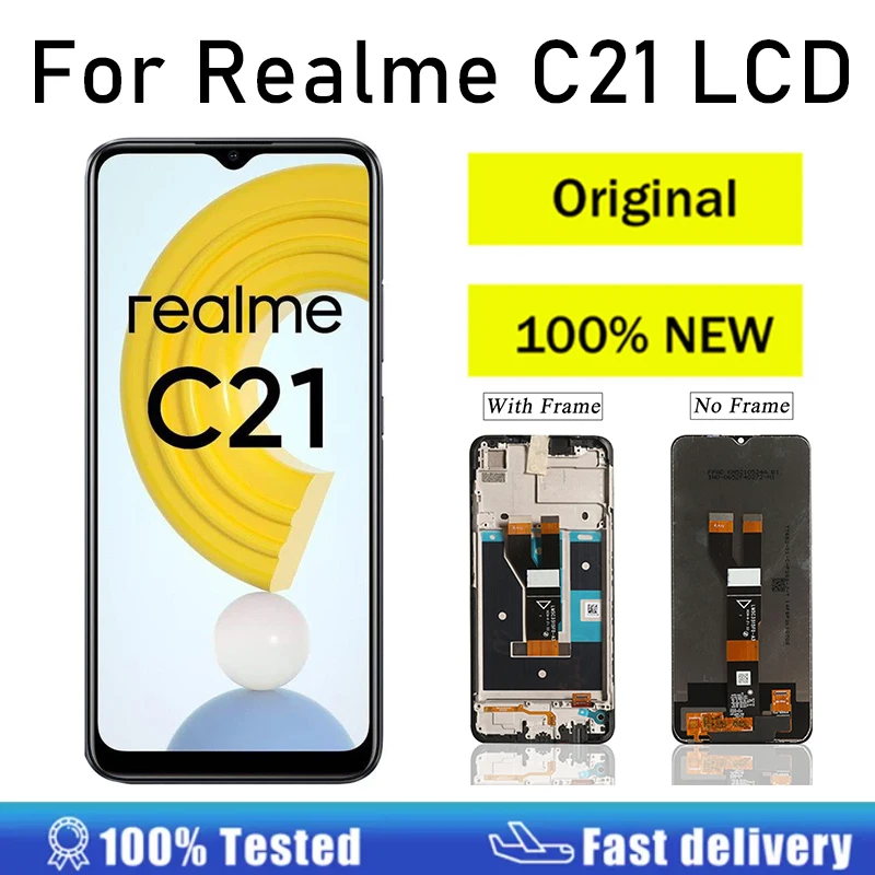 AUMOOK оригинальный 6 5 &quotдля Realme C21 ЖК-дисплей кодирующий преобразователь