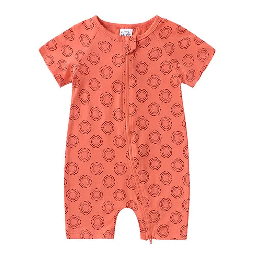 baby bodysuit dress 2022 bicycle pattern short Newborn Baby Clothes cotton Summer Rompers Kids Baby Girl Jumpsuit Toddler Costume jumpsuit for baby Newborn Knitting Romper Hooded  Baby Rompers