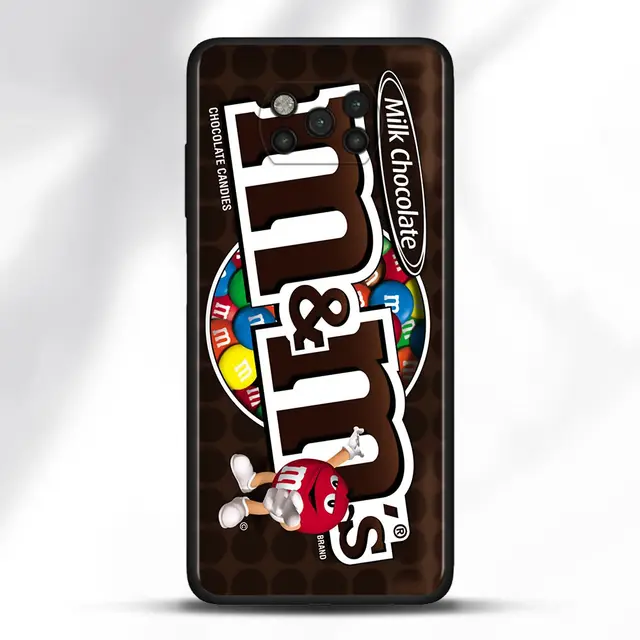 Case For Poco X3 NFC M3 Pro M3 F3 F1 Capa for Mi Note 10 Pro Caso For Xiaomi CC9 Pro A3 A2 M&M's Chocolate Nutella Bottle B03