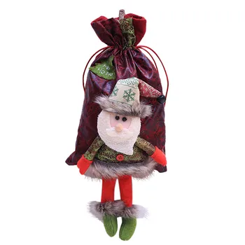 

Christmas Christmas Drawstring Gift Bag Party Present Wrap Candy Bag Decor Christmas Decorations for Home navidad новый год 2021