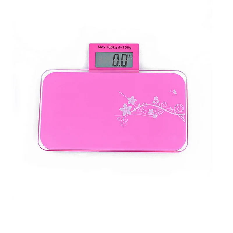 Digital Bathroom Scale Body Weigh Scale with High Precision Weighing Sensors Capacity 180KG Electronics Floor Balance Scale 