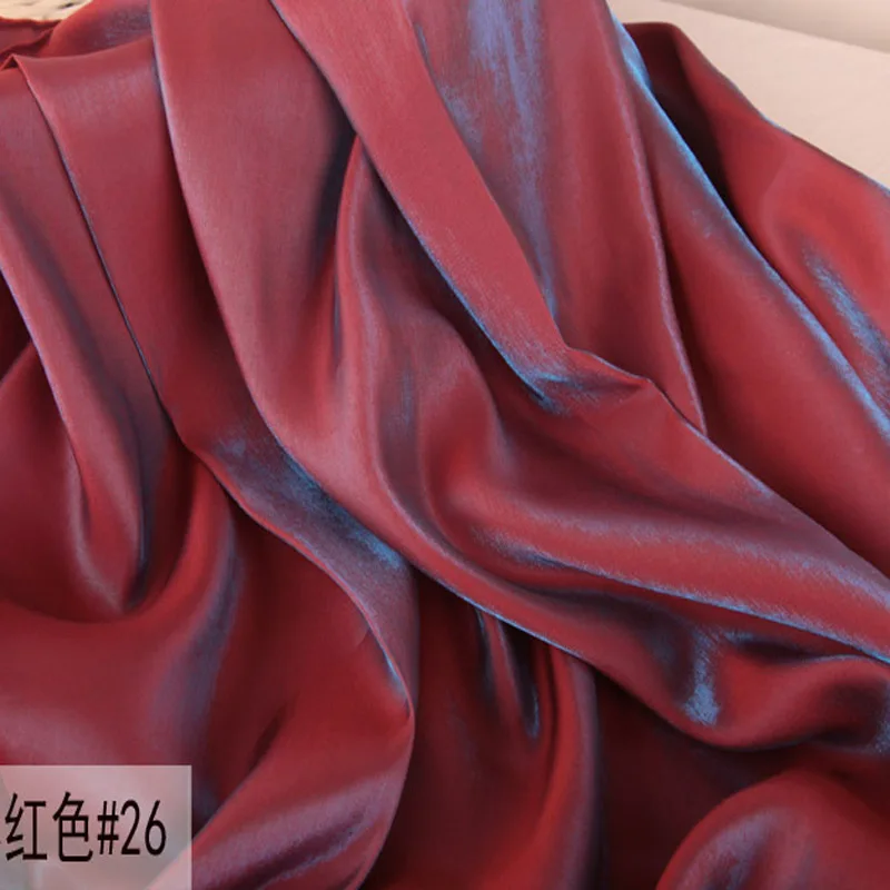 Блестящее вечернее платье, гламурный Стиль, косплей, искусственный шелк, иллюзия цвета, блестящее волшебное, гладкое, дышащее, сделай сам, Текстиль